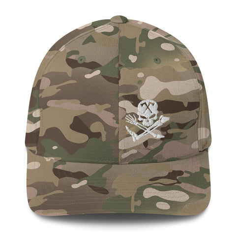 Shull and Limbs - FlexFit Structured Twill Cap, Camo