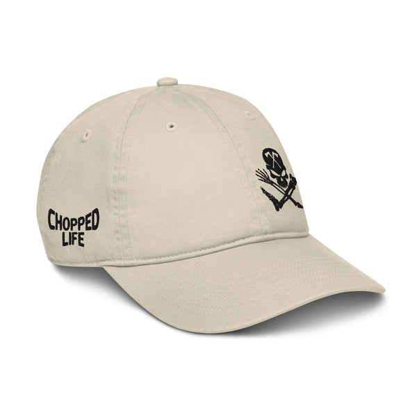 Skull and Limbs - Organic Dad Hat, Oyster